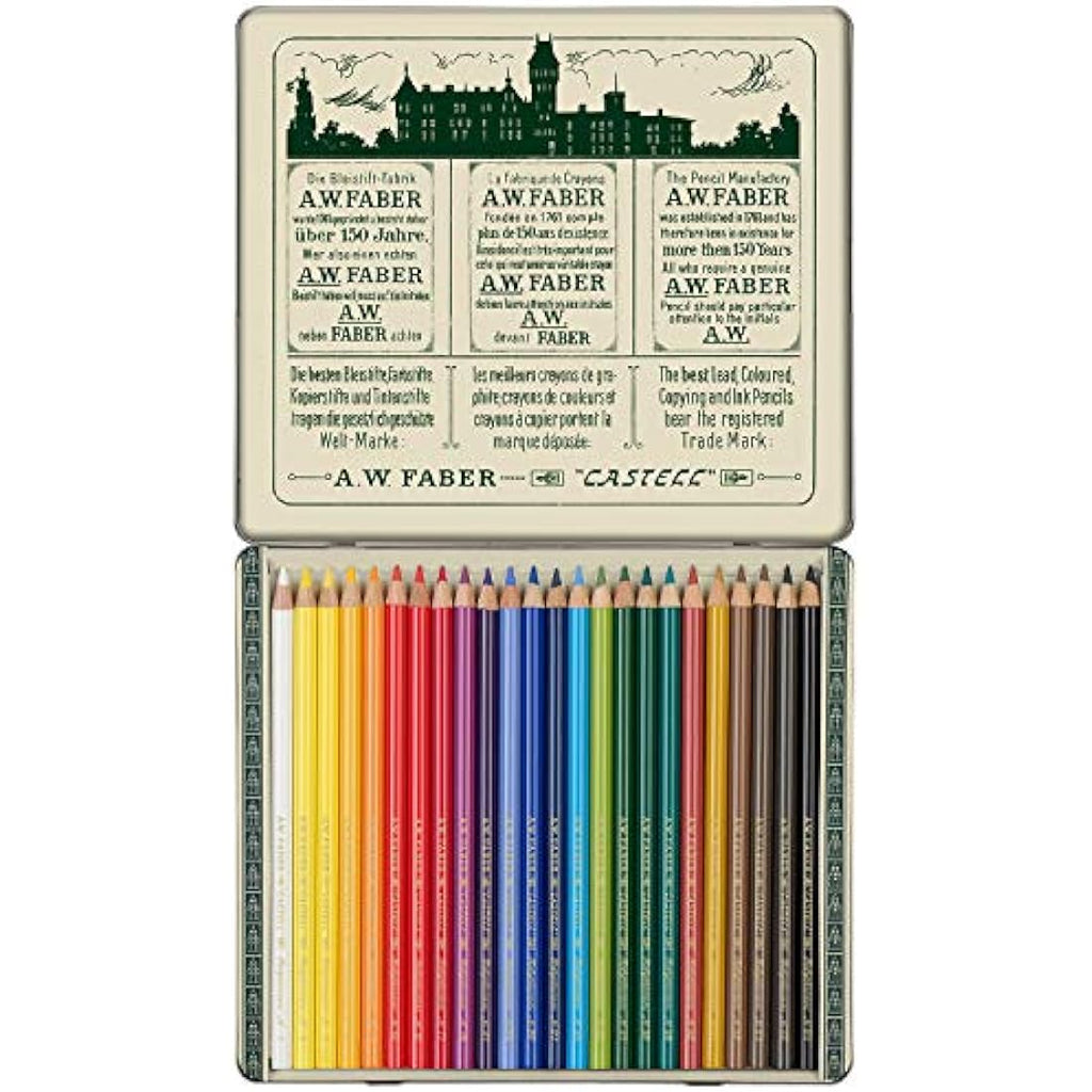 Faber-Castell Polychromos Artists' Pencils – 111th Anniversary Tin of 24