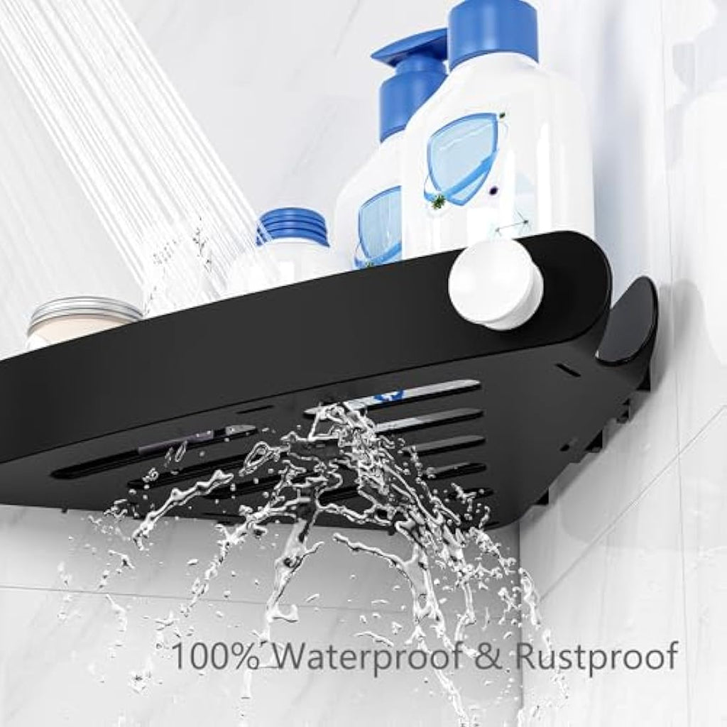 Sotfamily Corner Shower Caddy - 4 Pack No-Drill Adhesive Bathroom Shelf