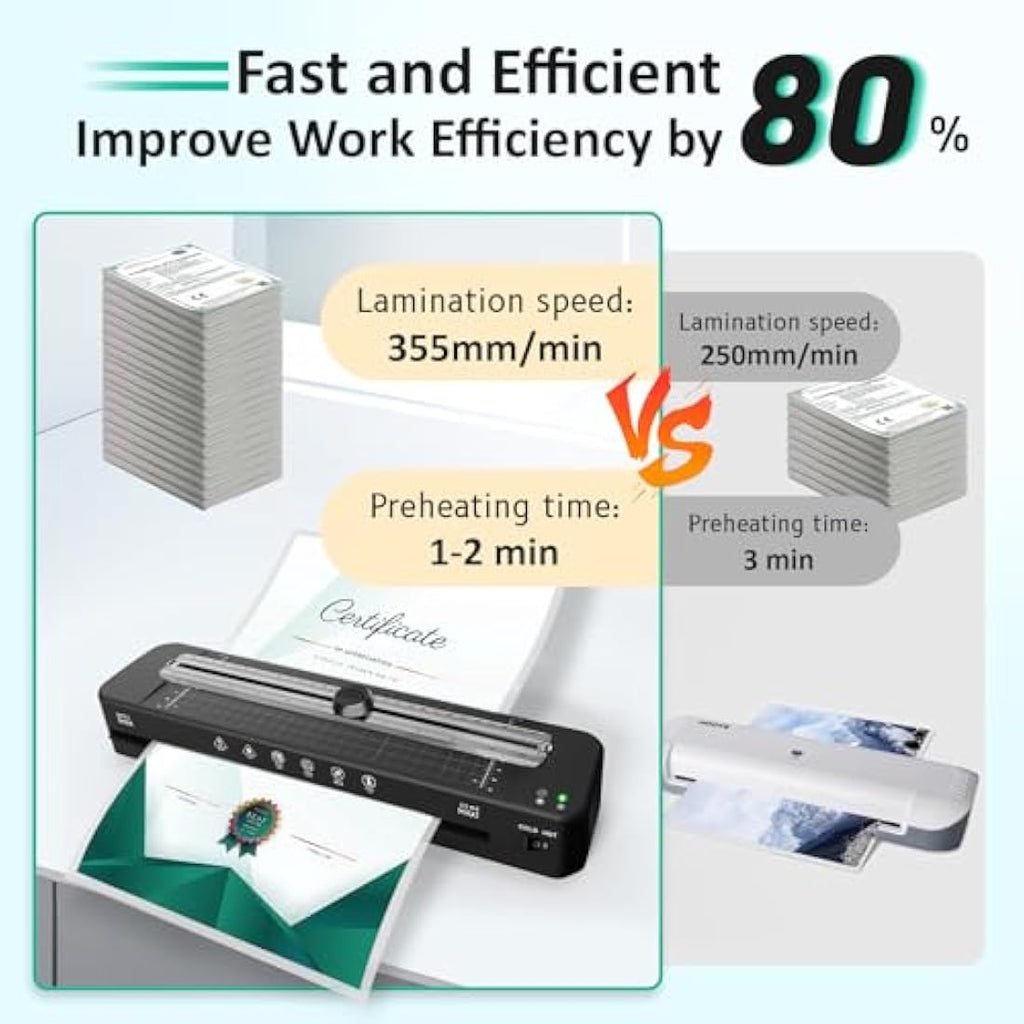 Jolof Store A3 Laminator Machine | 5-in-1 Thermal & Cold Laminating Kit