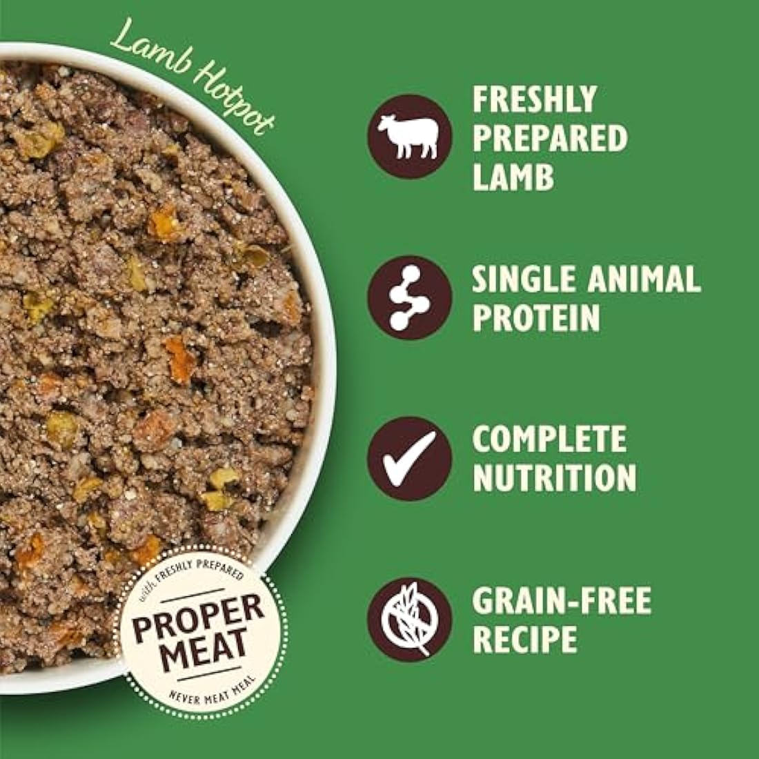 Lily's Kitchen Lamb Hotpot Grain Free Wet Dog Food - 6 x 400g Tins