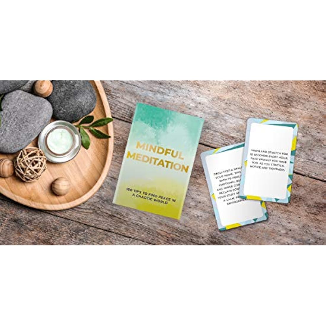 Gift Republic Mindful Meditation Cards – 100 Self-Care Guidance Cards