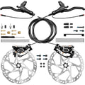 DYISLAND E-Bike Hydraulic Disc Brake Set | 4-Piston Kit with 180mm Rotors