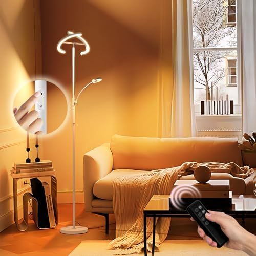 FIMEI LED Floor Lamp – 29W Dimmable Standing Light with Remote Control