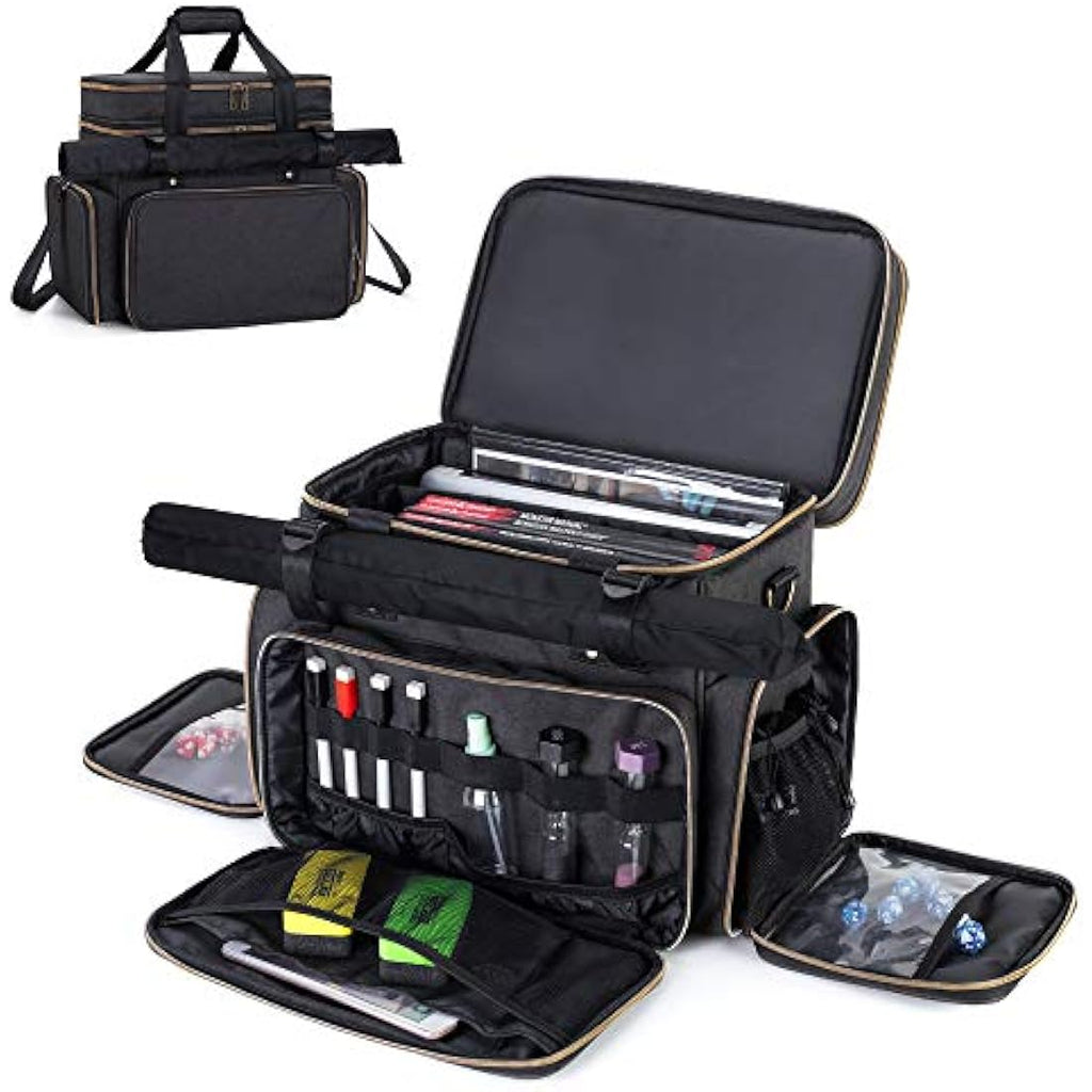Trunab Tabletop RPG Adventurer's Bag | DND Bag with Miniature Storage