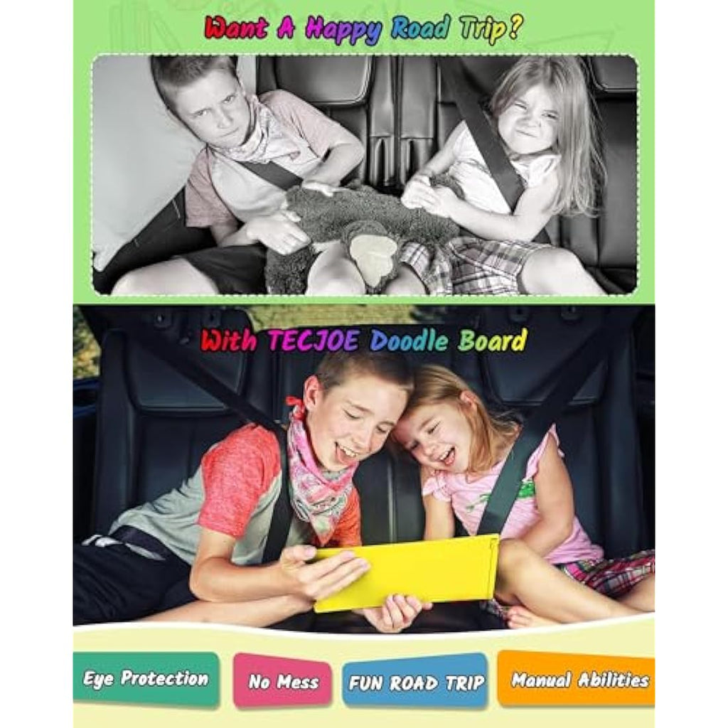 TECJOE 2-Pack LCD Writing Tablet | 8.5 Inch Colorful Doodle Board for Kids