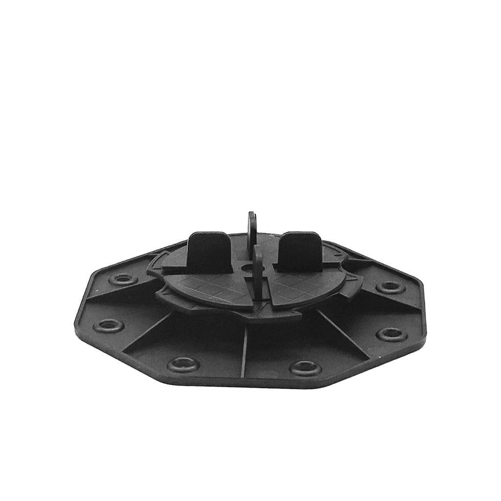 Nicoman Adjustable Tile & Paver Support Pedestal – Height Adjustable, Black Heavy-Duty Plastic, Paving Leveling & Drainage System - image 1
