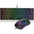 RedThunder 60% RGB Gaming Keyboard and Mouse Combo | 7200 DPI | Black