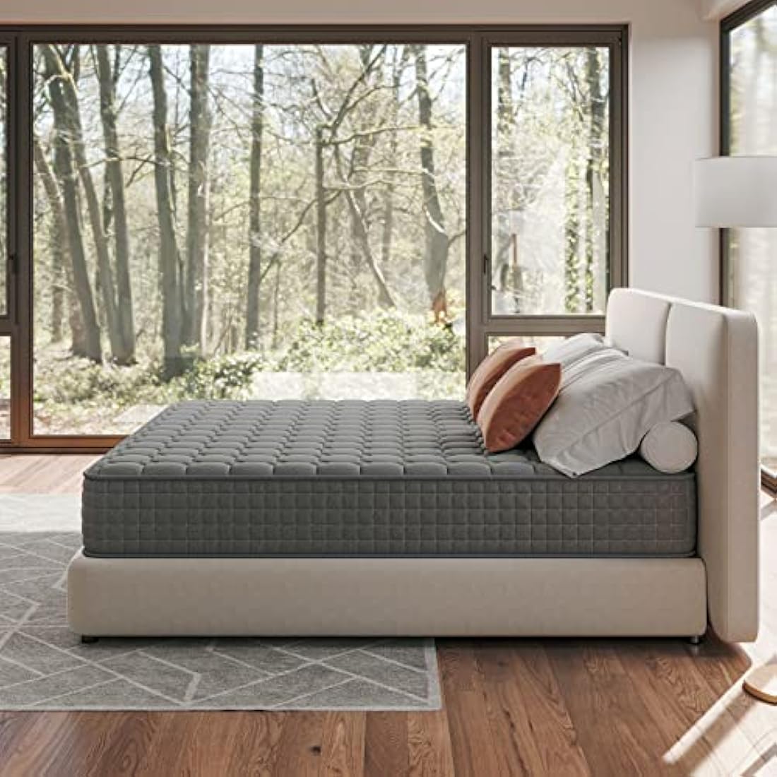 Vesgantti 3FT Single Hybrid Mattress | 10 Inch Memory Foam & Pocket Spring