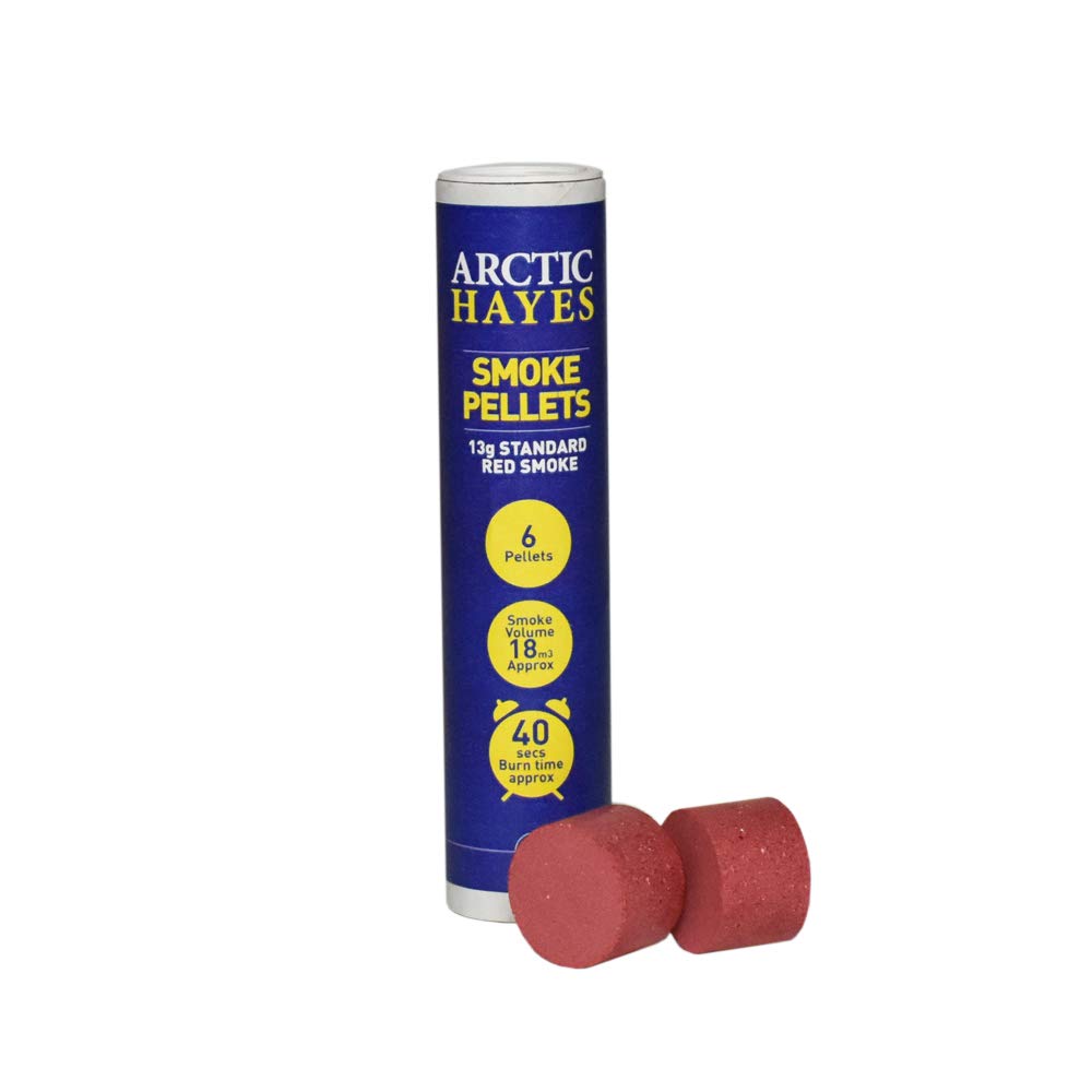Arctic Hayes PH001C Red Smoke Pellet Tube – 6-Piece HVAC Testing Kit