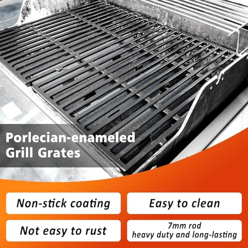 Denmay Cast Iron Cooking Grates for Weber Spirit 300 & Genesis Gold