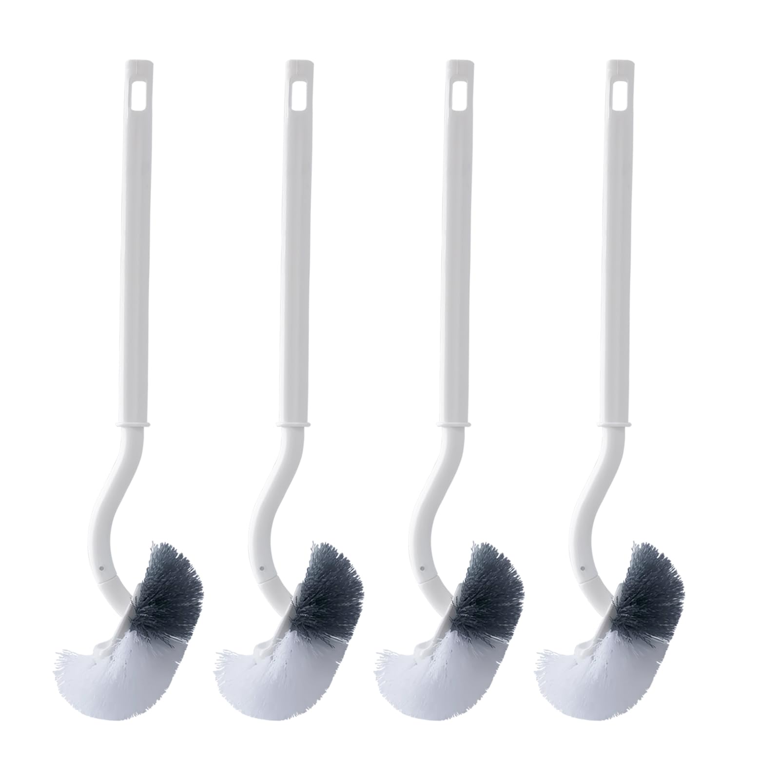 SUIXI Toilet Brush Set – Long Handle Edge Cleaner with Strong Bristles