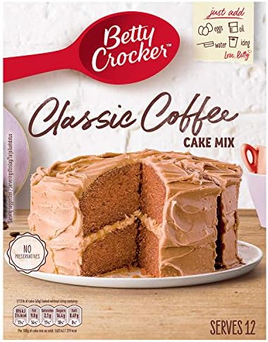 Betty Crocker Classic Coffee Cake Mix - 425g Vegetarian (Pack of 6)