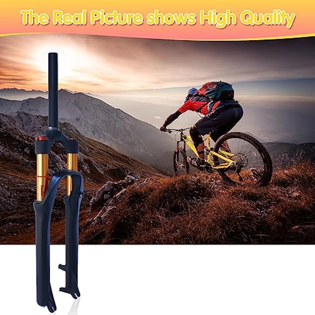 ZTZ Kashima MTB Suspension Fork – 26/27.5 Inch Mountain Bike Gas Fork