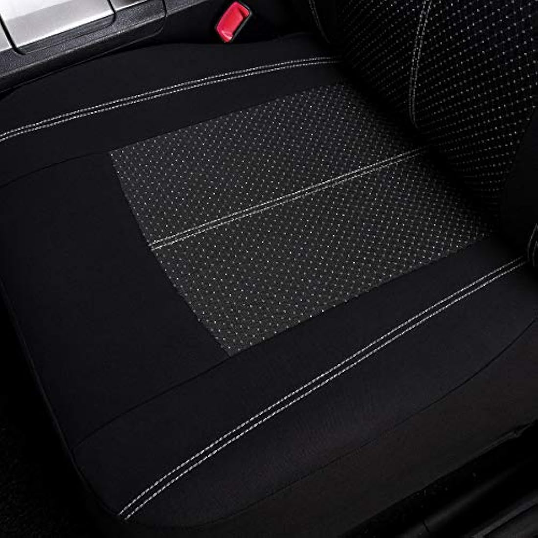 Jolof Store Black Jacquard Car Seat Covers – Universal Full Set