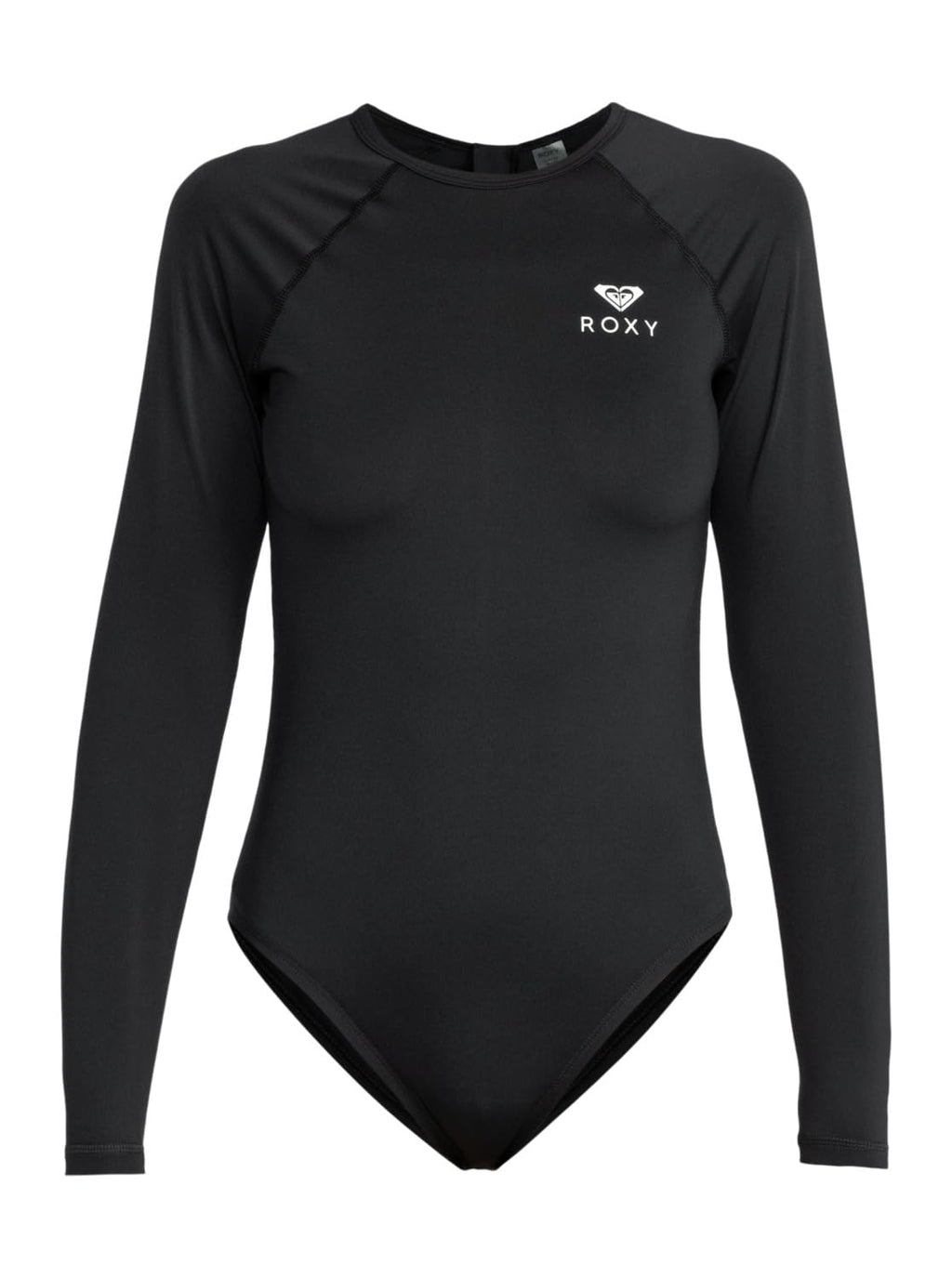 Roxy Women's Essentials UPF 50 One-Piece Rashguard Swimsuit - Black