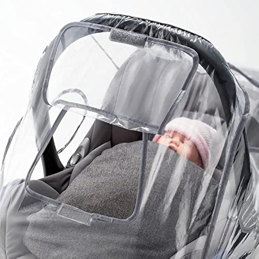 Jolof Store Universal Car Seat Rain Cover – Nontoxic PEVA with Window