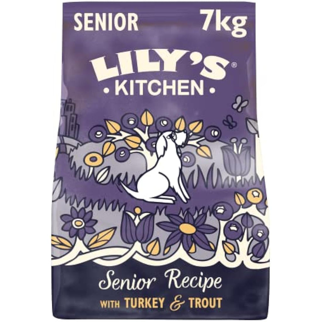 Lily's Kitchen Senior Dry Dog Food | Turkey & Trout | Grain-Free - 7kg