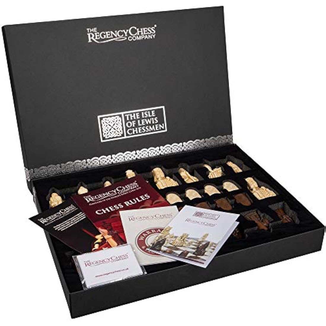 Isle of Lewis Chessmen – Weighted Resin Pieces with 4 Queens