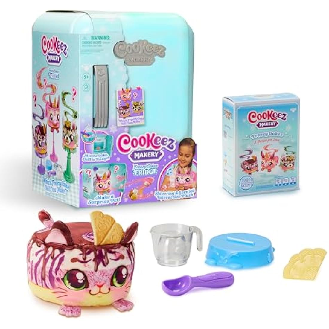 Cookeez Makery Freezy Cakez – Interactive Scented Shivering Plush