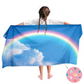 Ulticool Rainbow Unicorn Microfibre Children's Towel | Quick-Drying 140x70cm