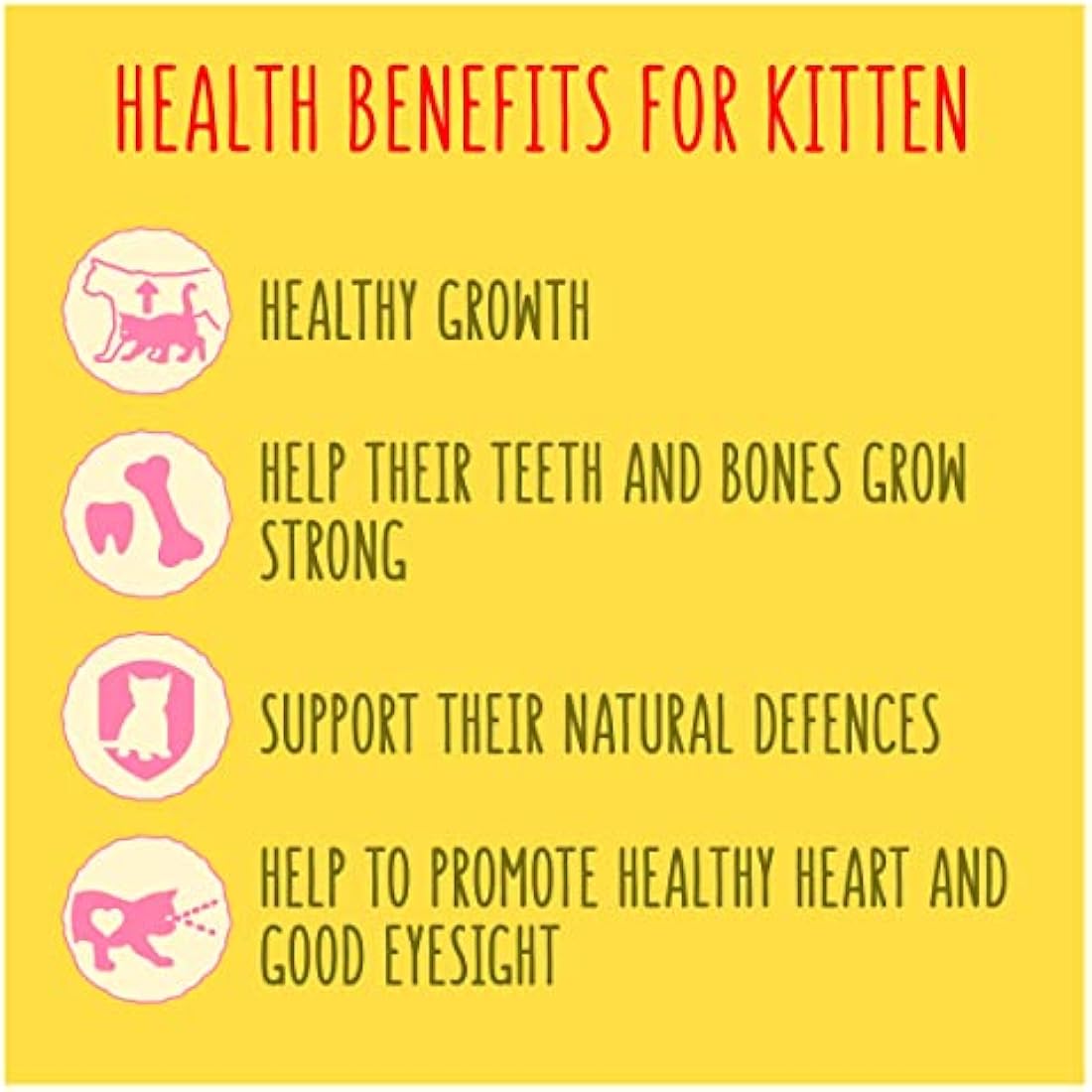 Go-Cat Kitten Dry Cat Food - Chicken, Turkey & Milk - 2kg (Pack of 4)