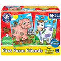 Orchard Toys First Farm Friends Jigsaw Puzzle | 12-Piece Set for Ages 2+