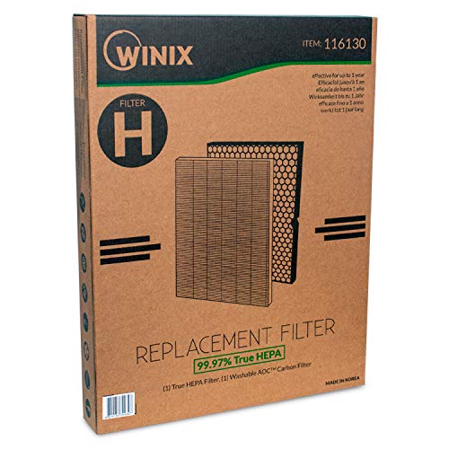 Winix Filter H Replacement Set | H13 True HEPA & Carbon for ZERO S, 2020EU