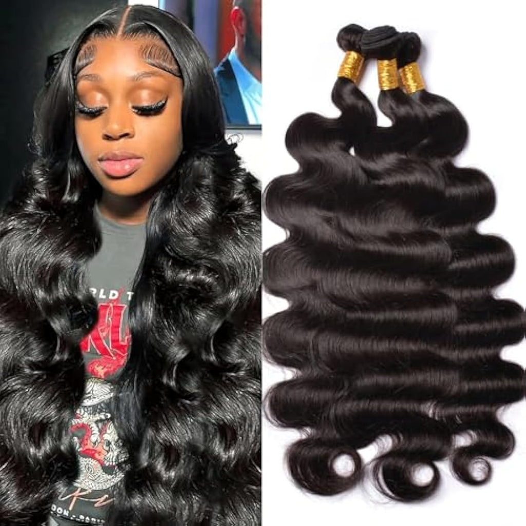 Jolof Store Brazilian Body Wave Human Hair Bundles - 12A Virgin Hair
