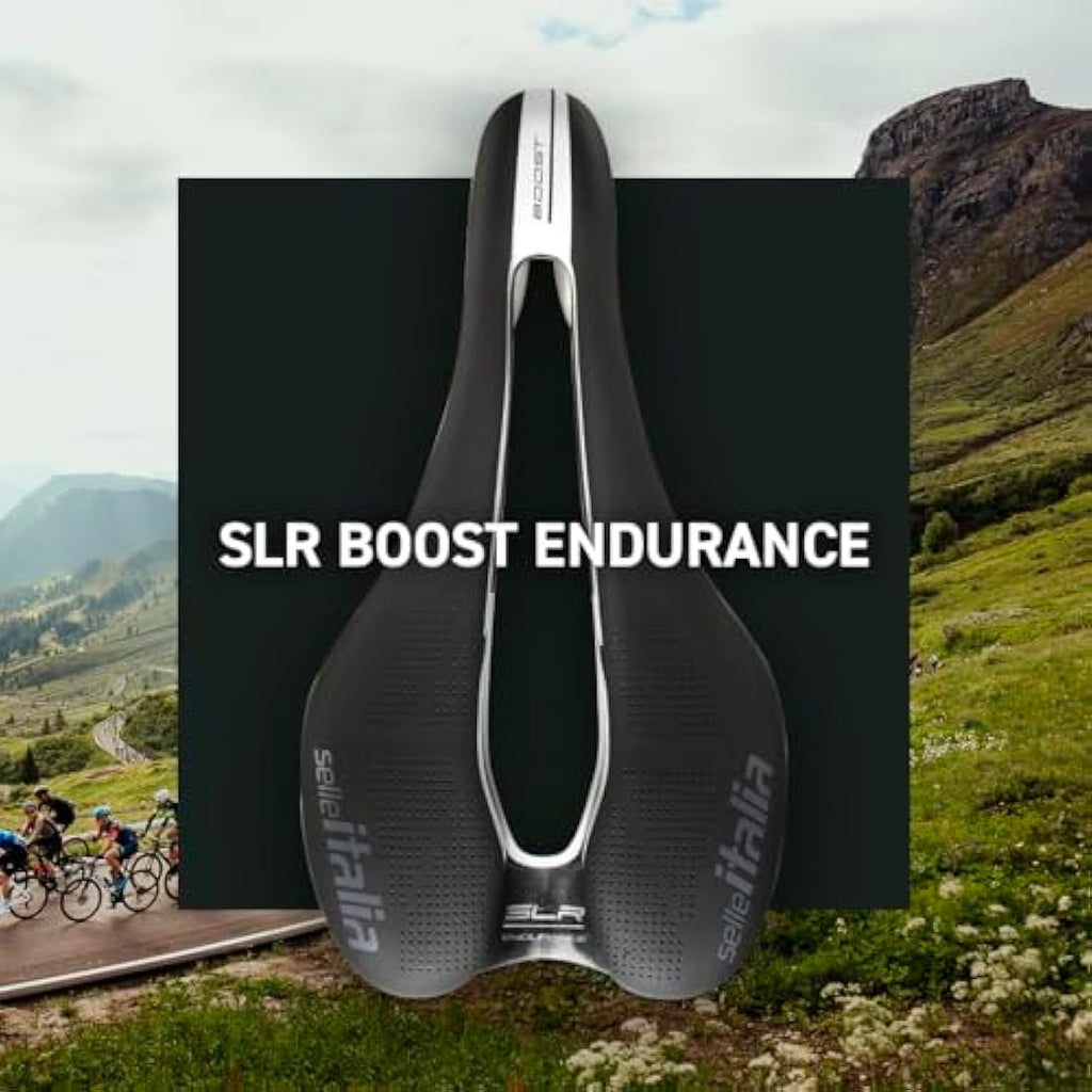 Selle Italia SLR Boost Endurance Superflow Road Bike Saddle | TI 316 Rail