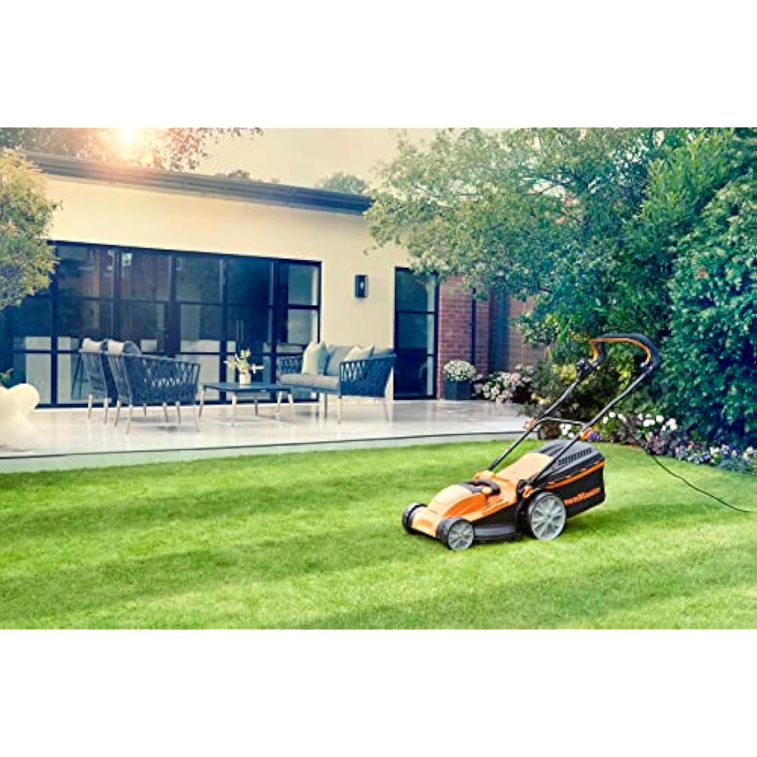 LawnMaster 1800W 40cm Electric Lawnmower & 350W Grass Trimmer Set