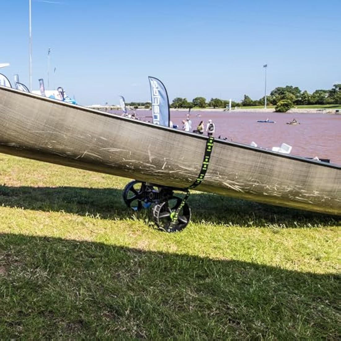 C-Tug Kayak and Canoe Trolley with Sandhopper Wheels - Green