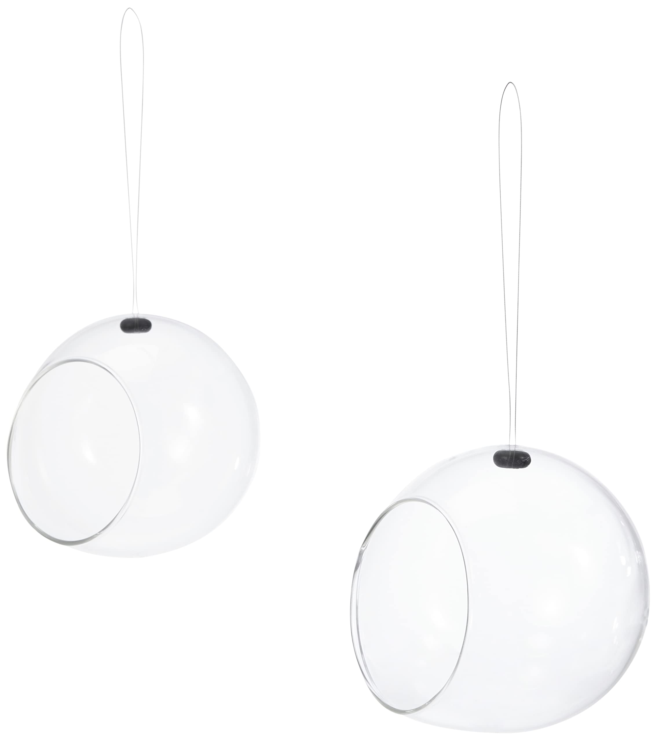 Eva Solo Mini Glass Bird Feeders – 2-Piece Hanging Garden Set