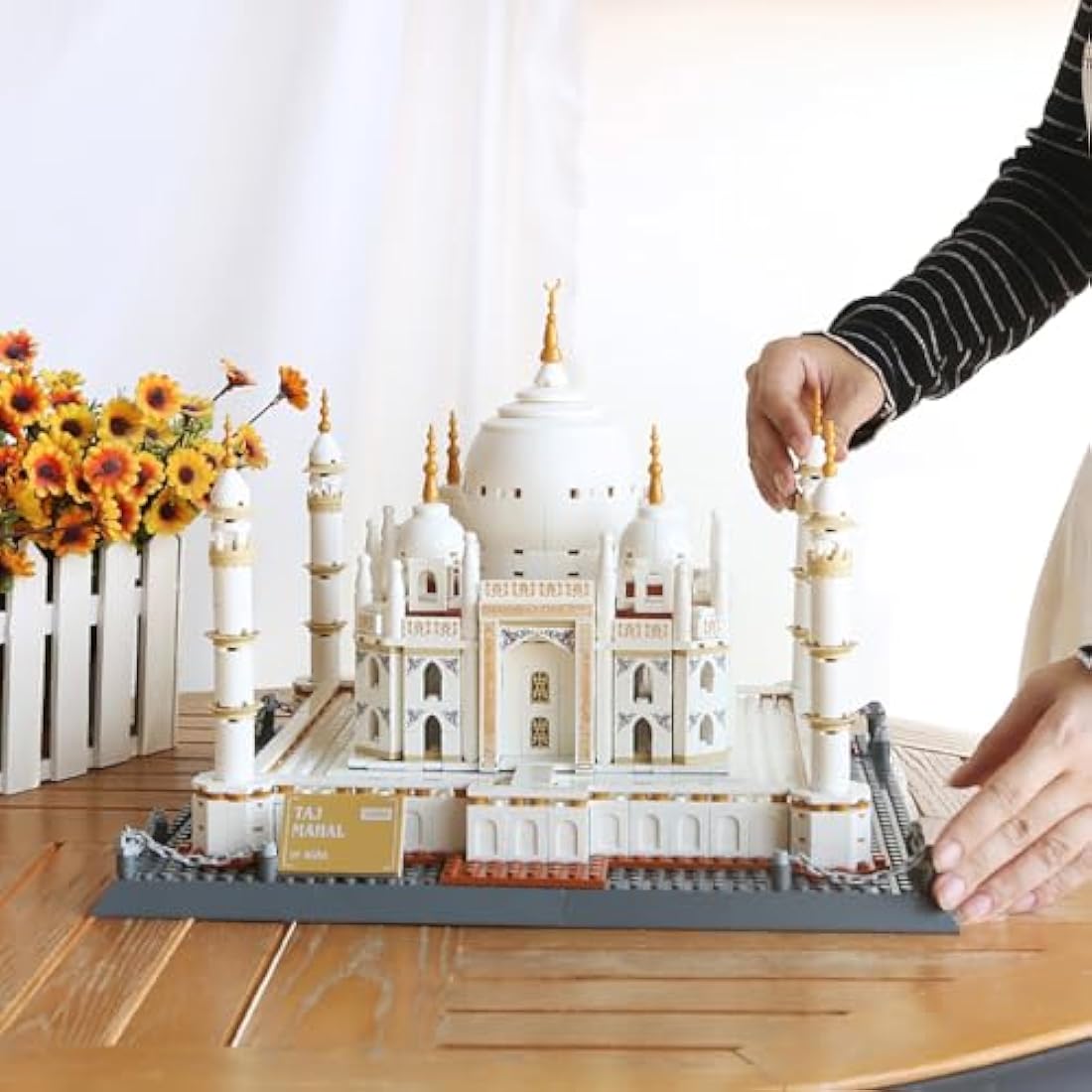 Taj Mahal Building Block Set – 1,113 Piece Architecture Kit