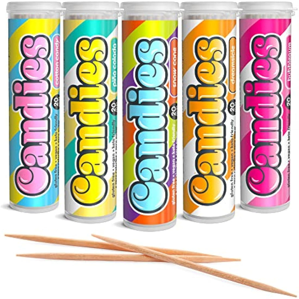 Xero Picks Candies Flavored Toothpicks | Dry Mouth Relief | 5 Pack