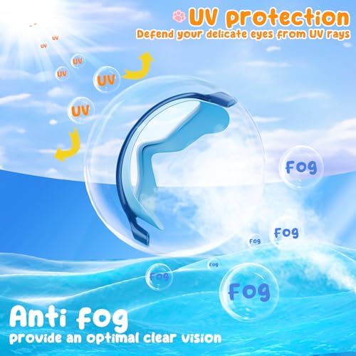 COOLOO Kids Swimming Goggles 2-Pack | Anti-Fog UV Protection for Ages 4-14