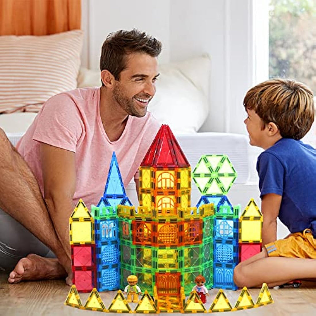 Magblock 100PCS Magnetic Building Blocks – STEM Educational Tiles Set