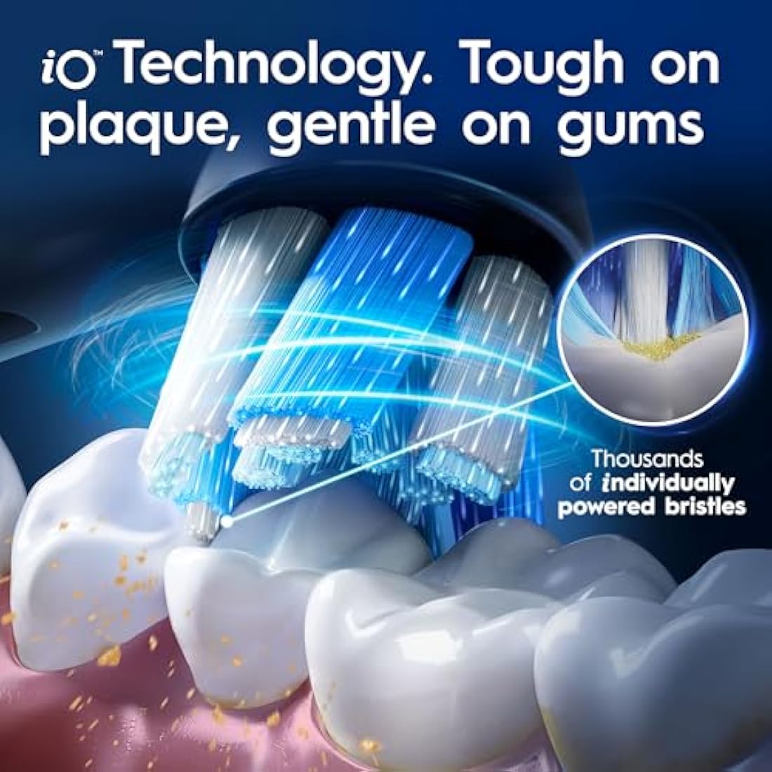 Oral-B iO5 Electric Toothbrush - Smart A.I. Cleaning & Travel Case, Black