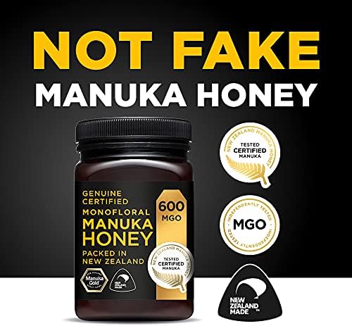 Manuka Gold 600 MGO Genuine New Zealand Manuka Honey - 500g