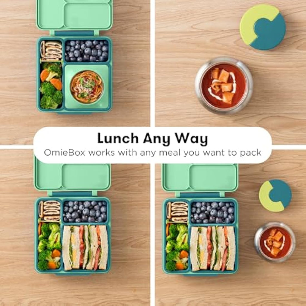 OmieBox Kids Bento Lunch Box – Insulated Hot and Cold Food Container