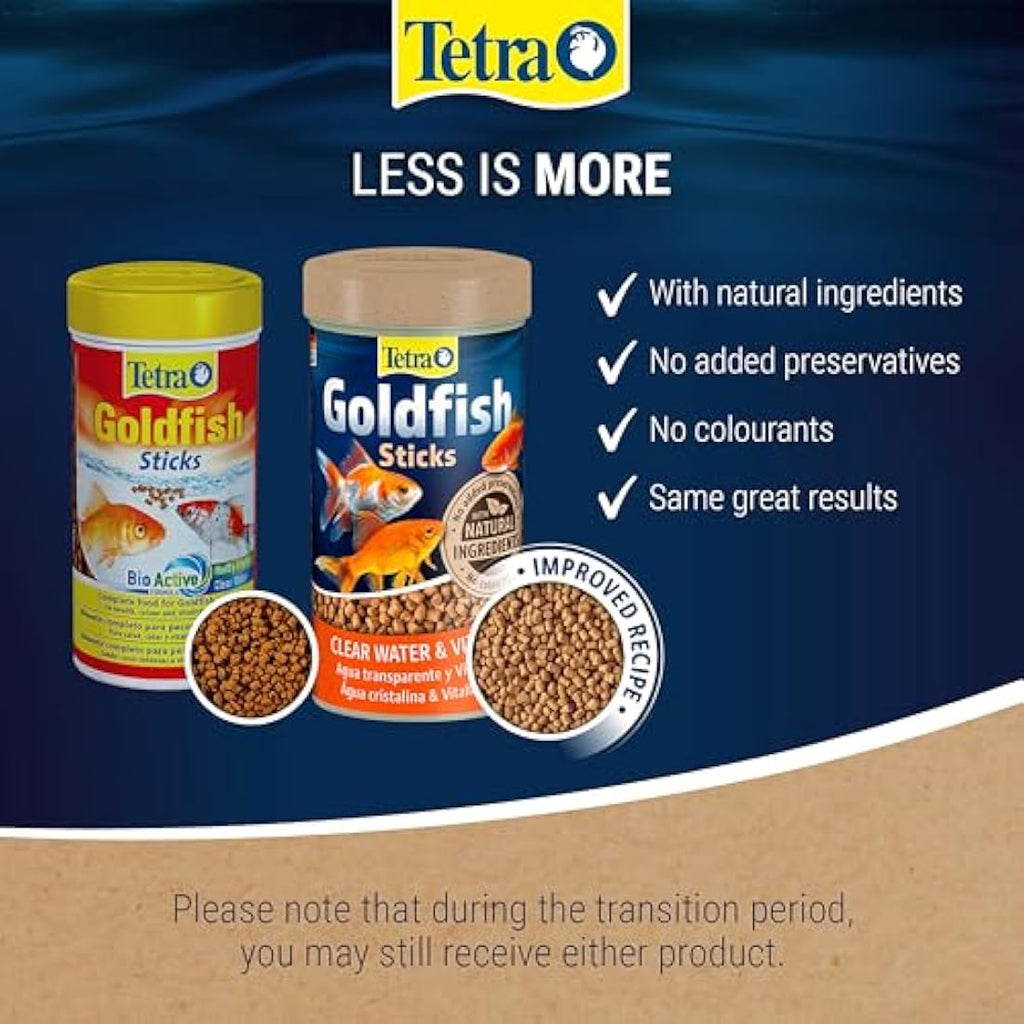 Tetra Goldfish Sticks – Floating Fish Food for Clean & Clear Water