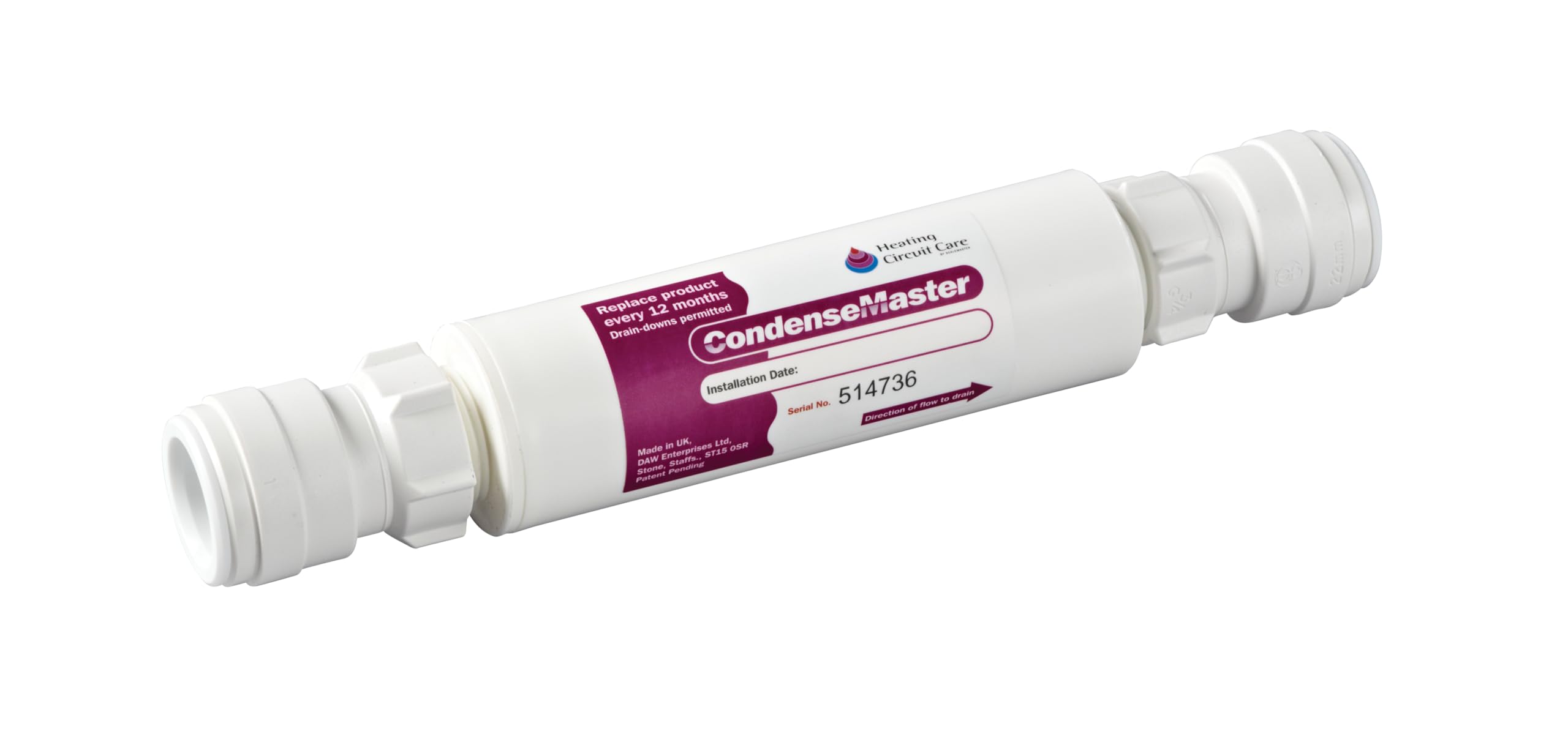 Scalemaster Condensemaster 22mm Condensate Neutralizer - White