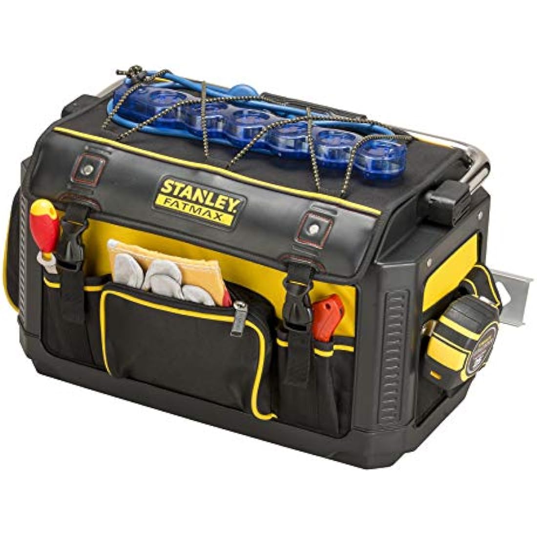 Stanley 20-Inch Denier Tool Bag Tote | Heavy Duty Multi-Pocket Organizer