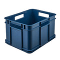 keeeper Storage Container with Carrying Handles, Euro-Box M, Procyclen, 16 litres, Bruno Eco Line, Blue - image 1