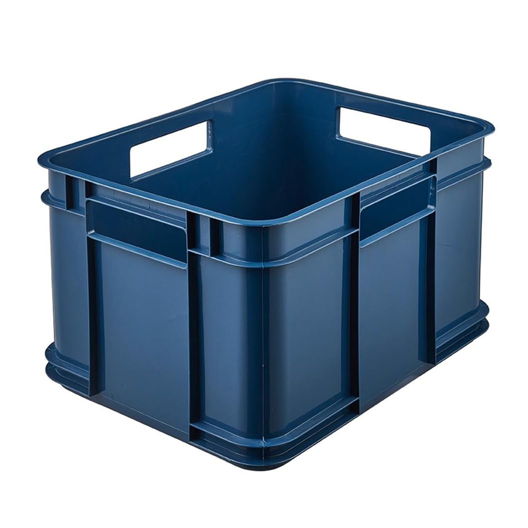 keeeper Storage Container with Carrying Handles, Euro-Box M, Procyclen, 16 litres, Bruno Eco Line, Blue - image 1