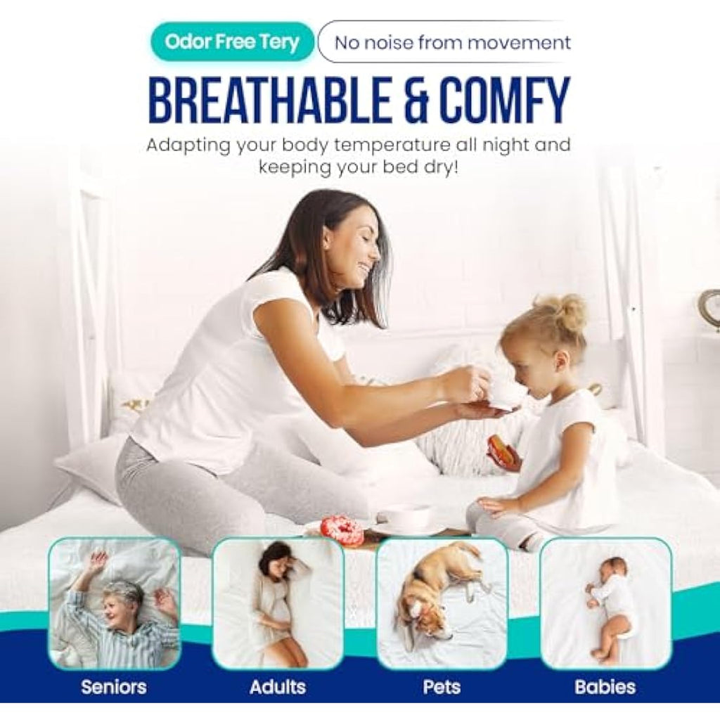 Waterproof Mattress Protector – Terry Towel Single 30cm Deep