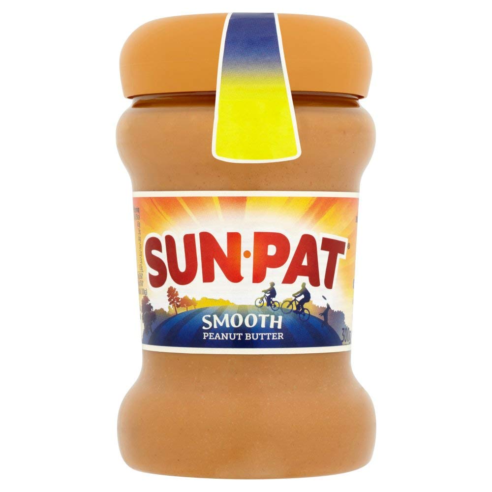 Sunpat Smooth Peanut Butter – Creamy Nut Butter Spread - 6 x 300g