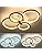 Dimmable LED Ceiling Light – 4-Ring Flush Mount with Remote