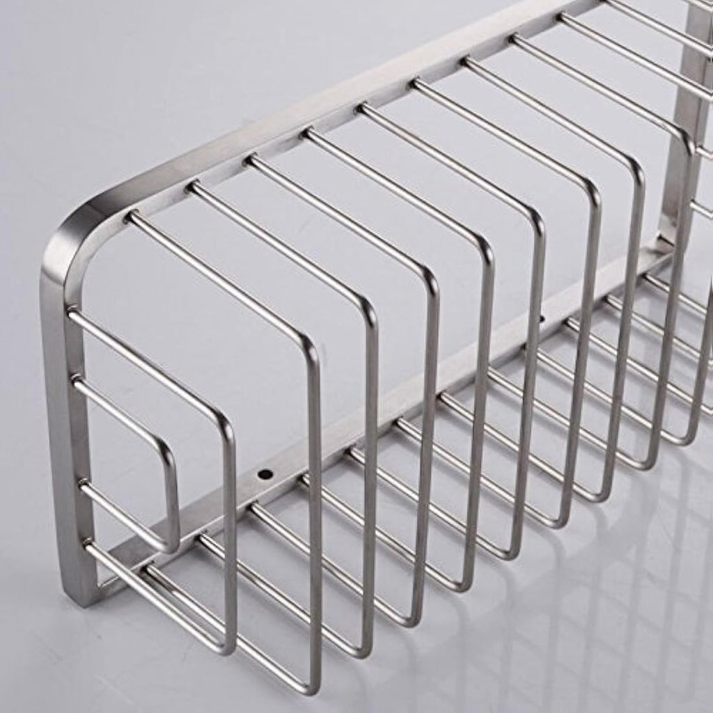 Stainless Steel Corner Shower Caddy – Rustproof Wall Mount
