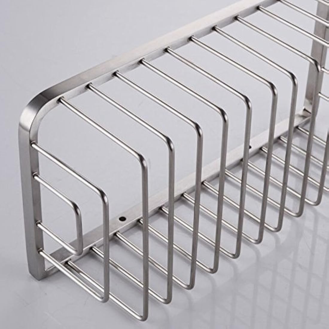 Stainless Steel Corner Shower Caddy – Rustproof Wall Mount