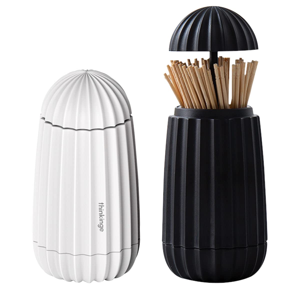 2 Pcs Cactus Automatic Toothpick Holder – Pop-Up Press Dispenser